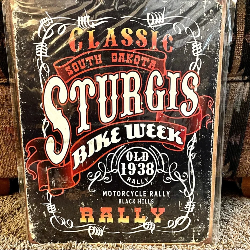 NEW Sturgis Bike Week Motorcycle South Dakota Metal Sign